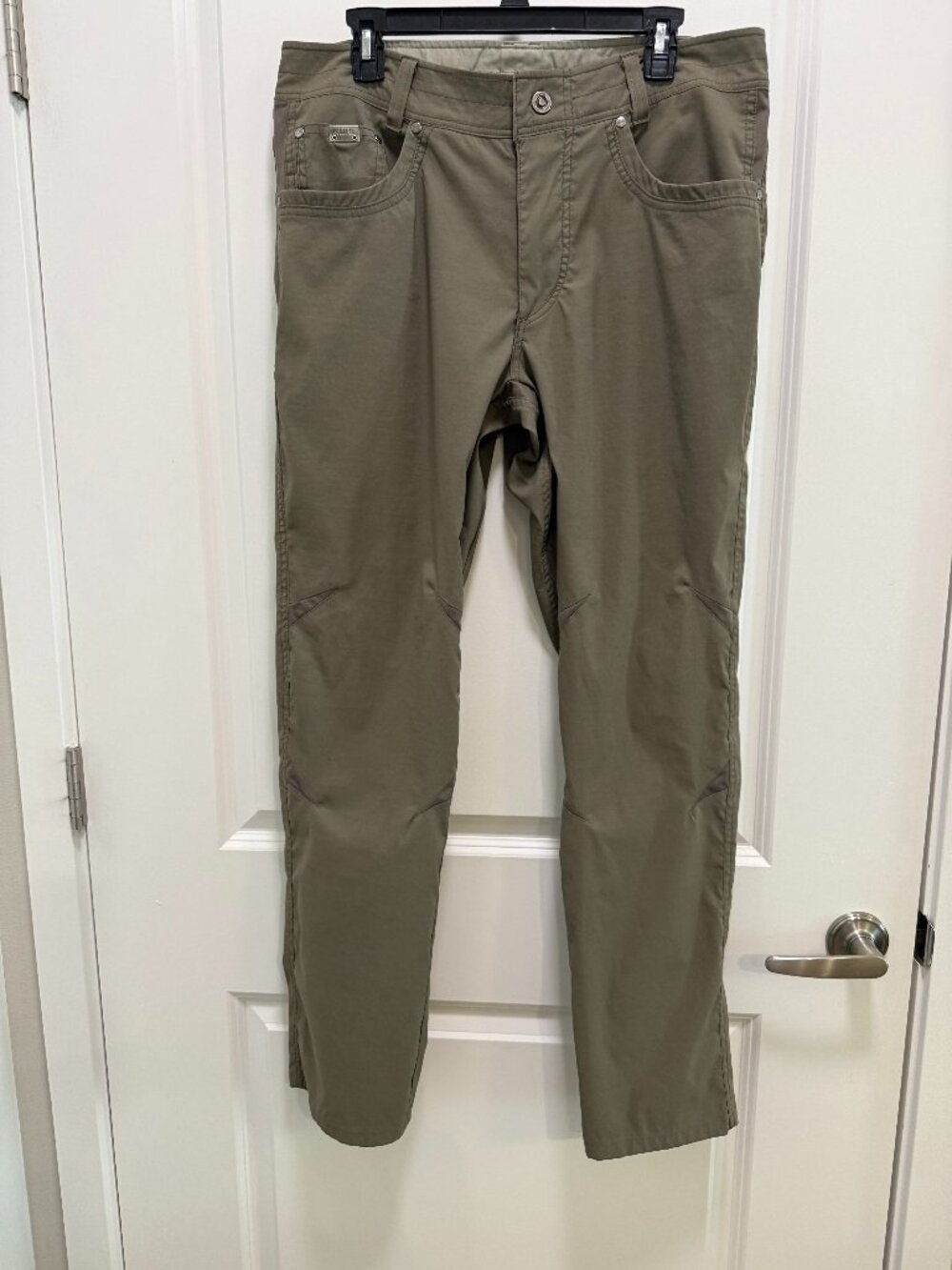 KÜHL Olive Green 5-Pocket Articulated Outdoor Pants Men's 34x32